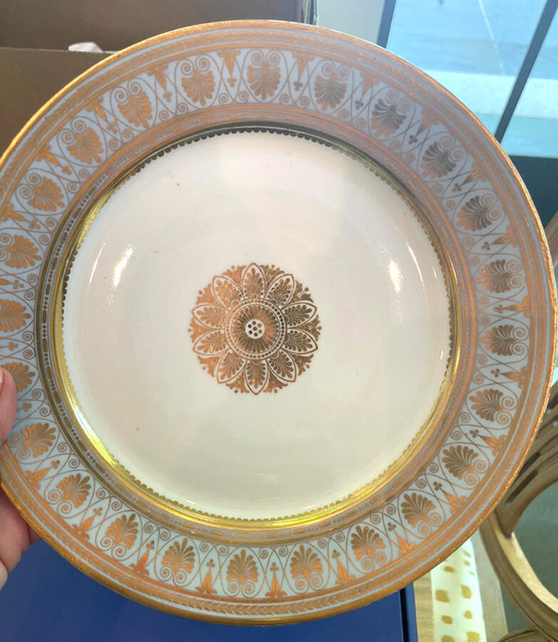 SPF52 Dinner Plate by Sevres Porcelain (France)-1