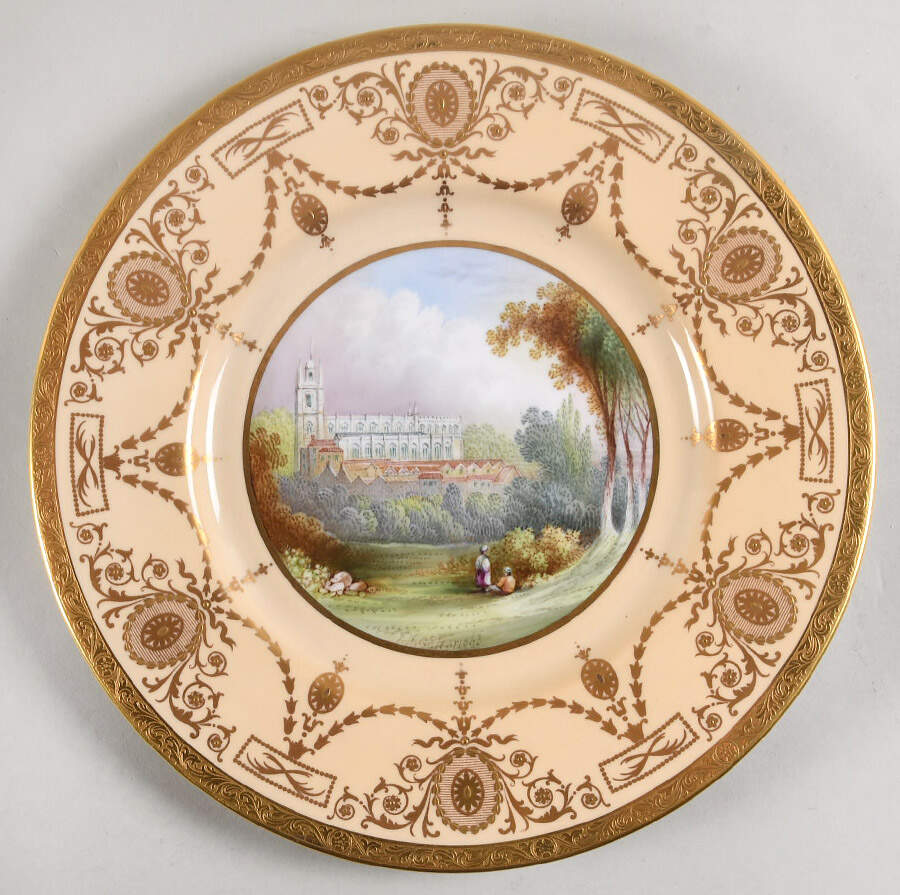 Saffron Walden Church Dinner Plate by Spode-1