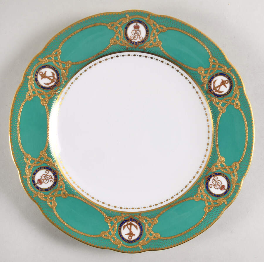 King George V Yacht Dessert Service Dessert Luncheon Plate by Spode-1