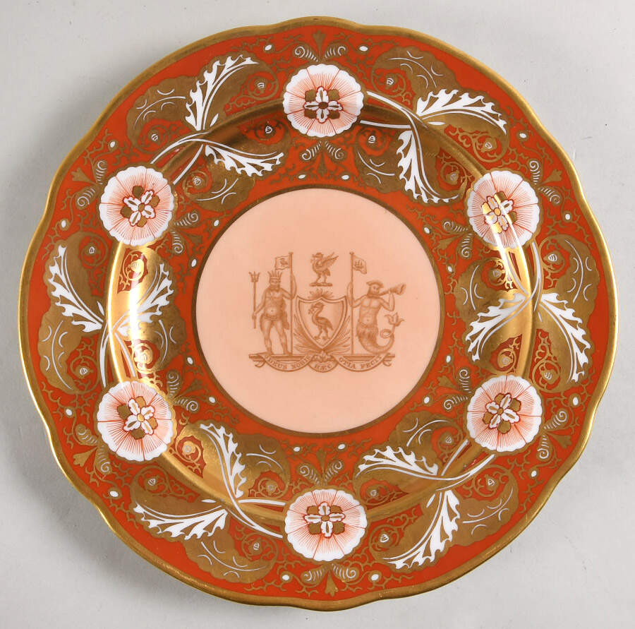 Liverpool Corporation Dessert Luncheon Plate by Spode-1