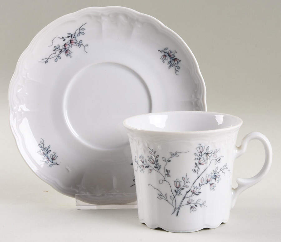 SLT545 Flat Cup & Saucer Set by Seltmann-1