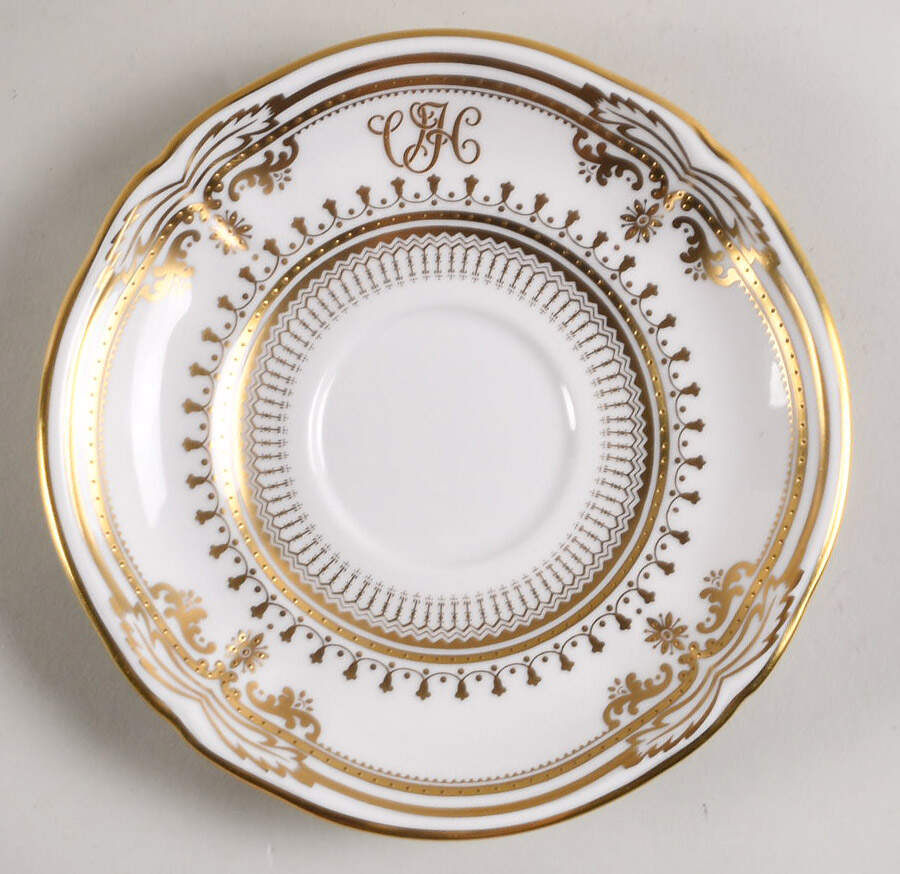 Lancaster Gold Saucer for Flat Cup by Spode-1