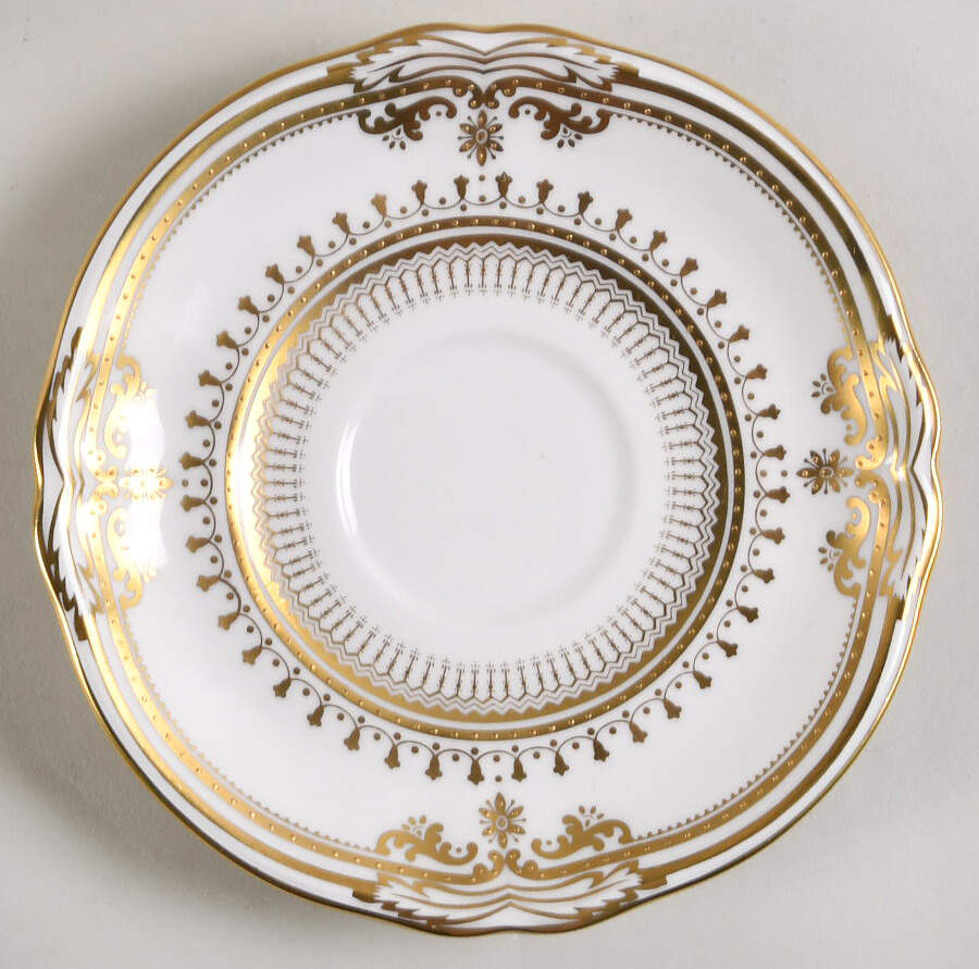 Lancaster Gold Saucer by Spode-1