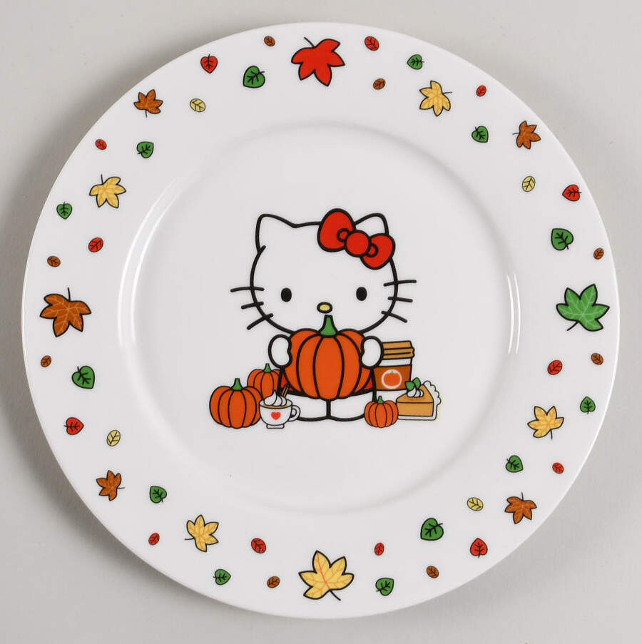 Hello Kitty (Miscellaneous) Salad Plate by Silver Buffalo-1