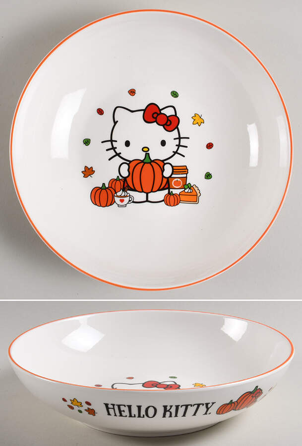 Hello Kitty (Miscellaneous) Individual Dinner Bowl by Silver Buffalo-1