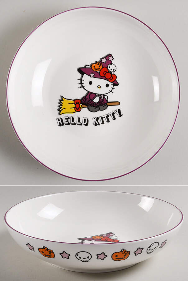 Hello Kitty (Miscellaneous) Individual Dinner Bowl by Silver Buffalo-1