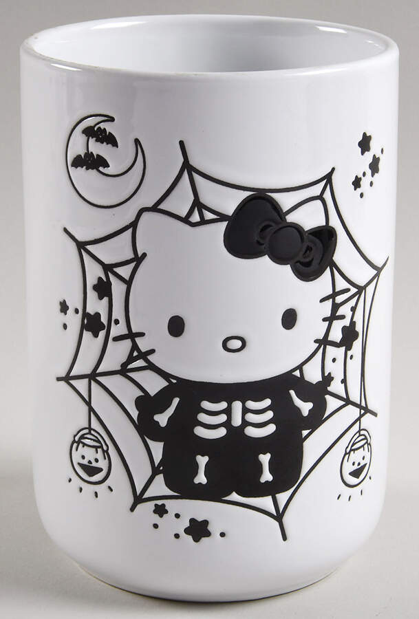 Hello Kitty (Miscellaneous) Medium Canister No Lid by Silver Buffalo-1