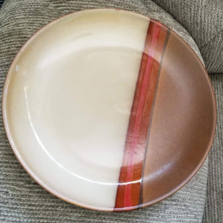 Athens Brown Dinner Plate by Sango-1