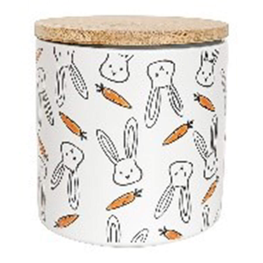 Bouncing Bunny 4" Canister & Lid by Spectrum-1