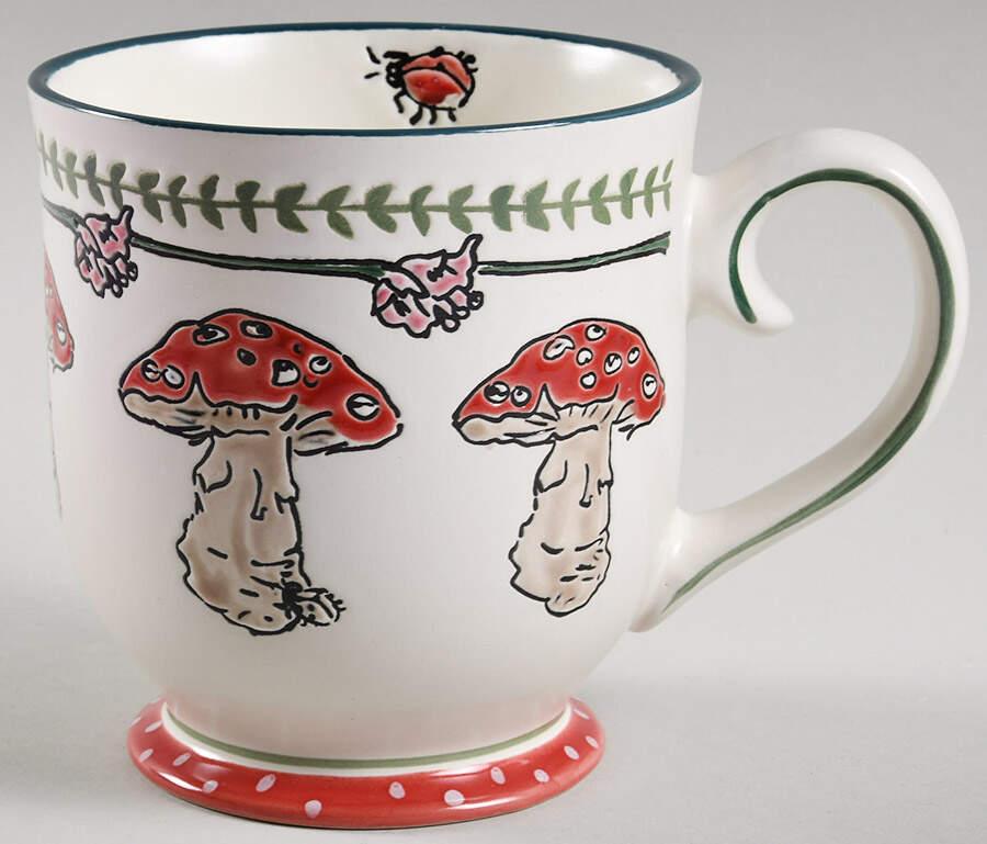 Heather's Mushroom Mug by Spectrum-1