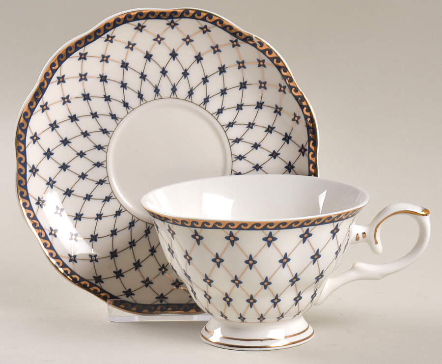 S0L1 Footed Cup & Saucer Set by Sweet Living-1