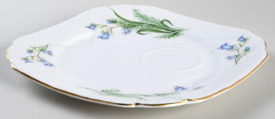 Harebell and Grass (Dainty Shape) Snack Plate by Shelley-1
