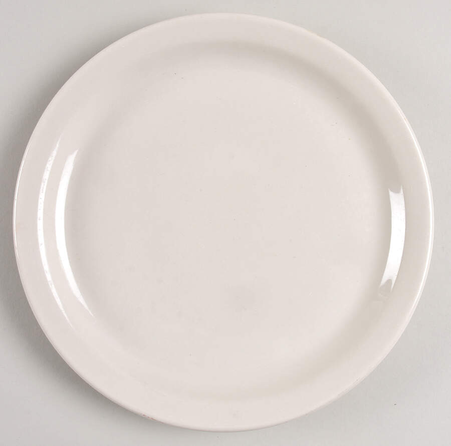 SHO31 White (Restaurant) Luncheon Plate by Shenango-1