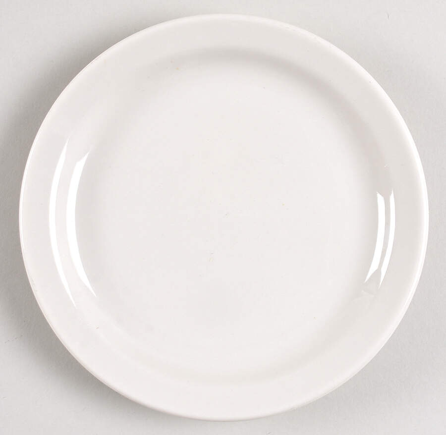 SHO31 White (Restaurant) Bread & Butter Plate by Shenango-1
