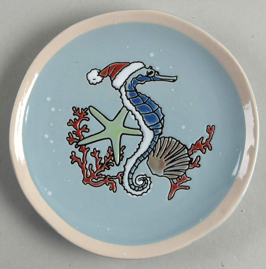 Tide of Festive Delights Tidbit Plate by Spectrum-1