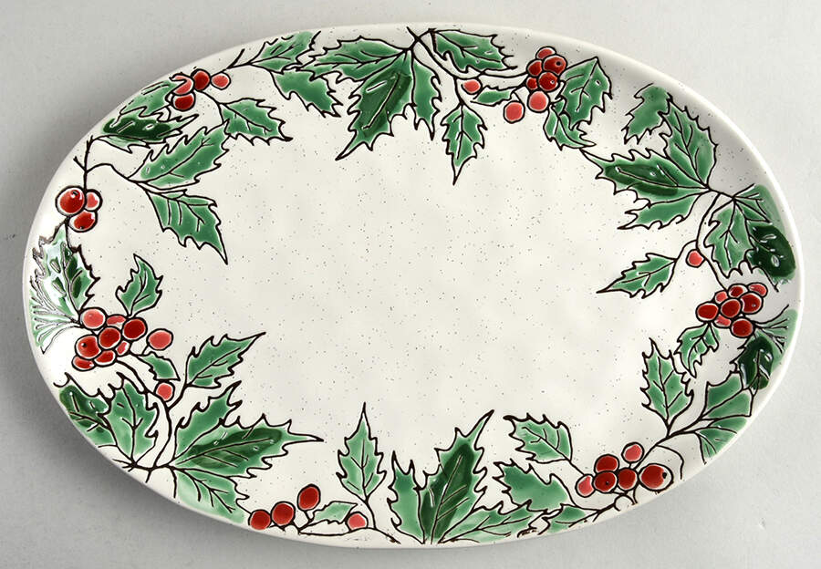 Cedar Mountain 12" Oval Serving Platter by Spectrum-1