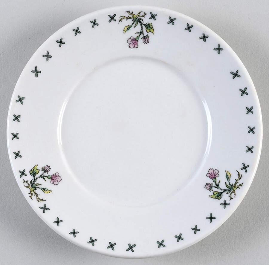 Country Herb Saucer for Demitasse Cup by Studio Nova-1