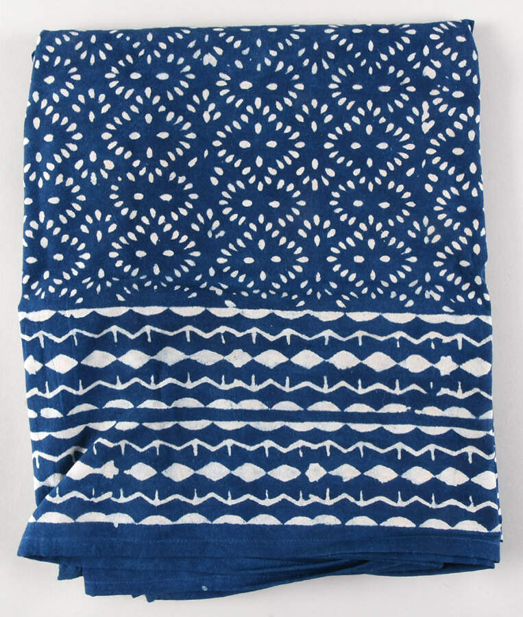 Table Linens & Accessories 60" X 90" Indigo Cloth Tablecloth by Sevya Handmade-1