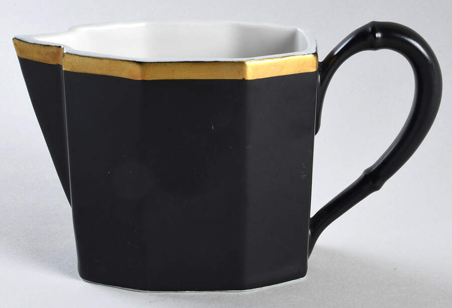 Octagon Black Creamer by Ernest Sohn Creation-1