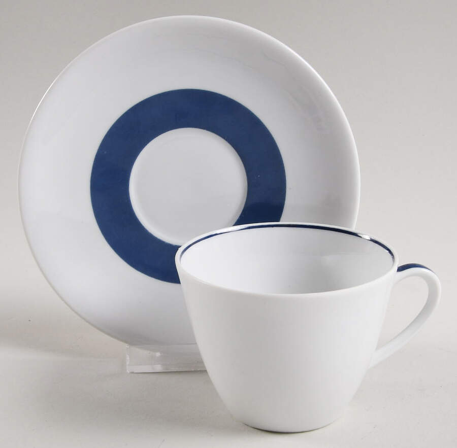 SLT551 Flat Cup & Saucer Set by Seltmann-1