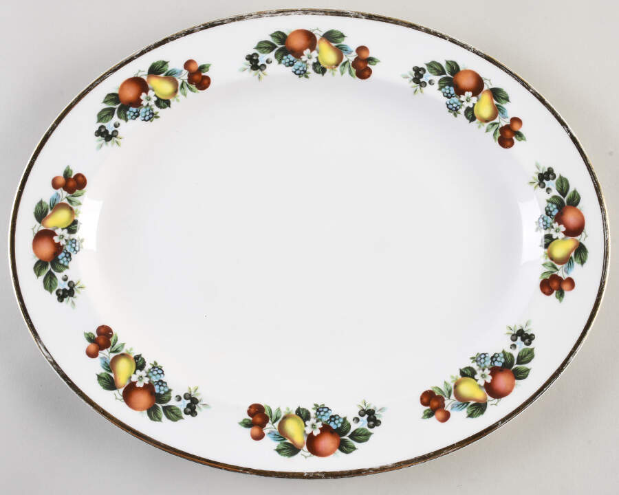 SRD3 13" Oval Serving Platter by Sheriden (England)-1