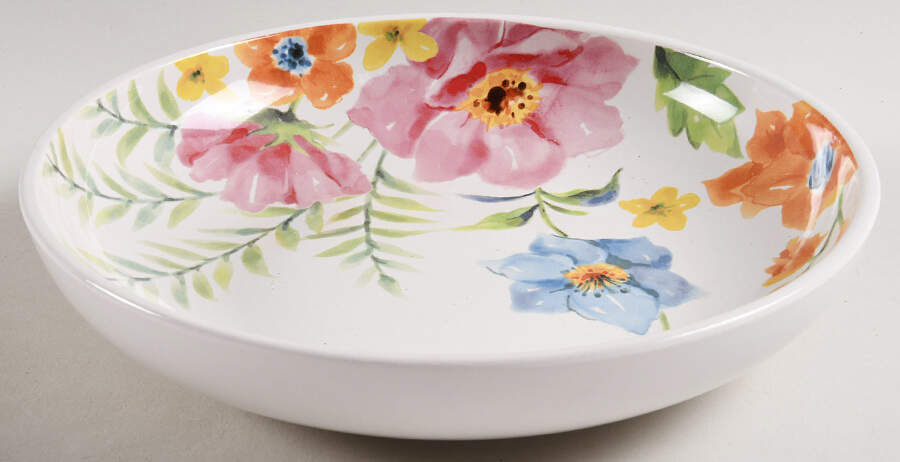 Garden Floral 8" Individual Pasta Bowl by Sur La Table-1