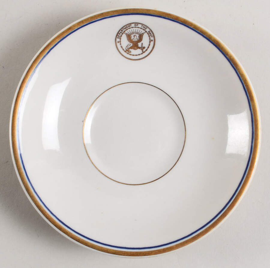 US Navy Saucer by Sterling China (USA)-1