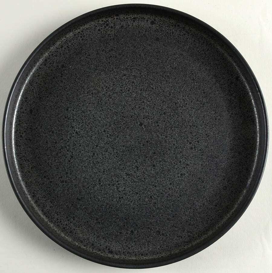 Anderson Black Dinner Plate by Sango-1