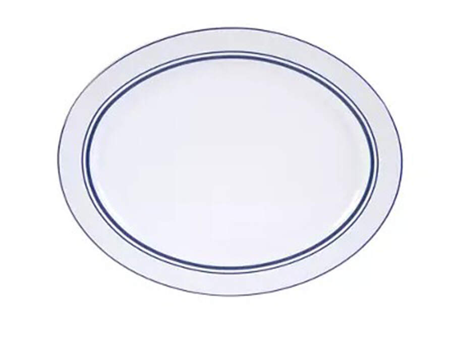 Le Marais Marine 14" Oval Serving Platter by Sur La Table-1