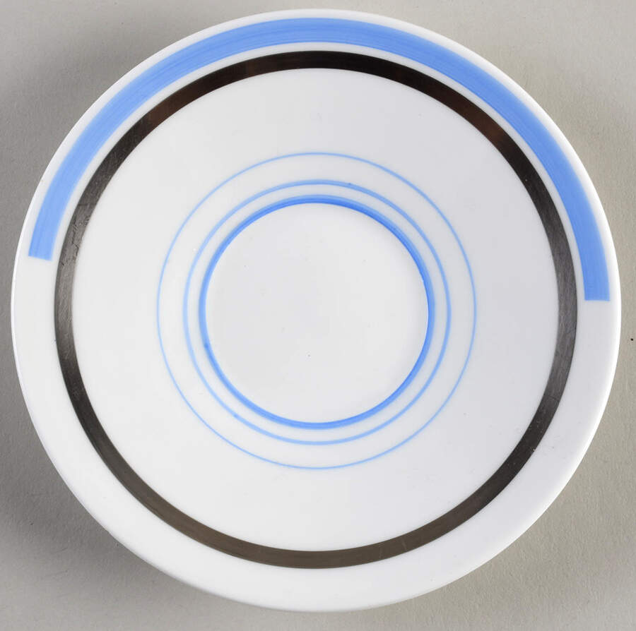 12133 Blue Saucer by Shelley-1