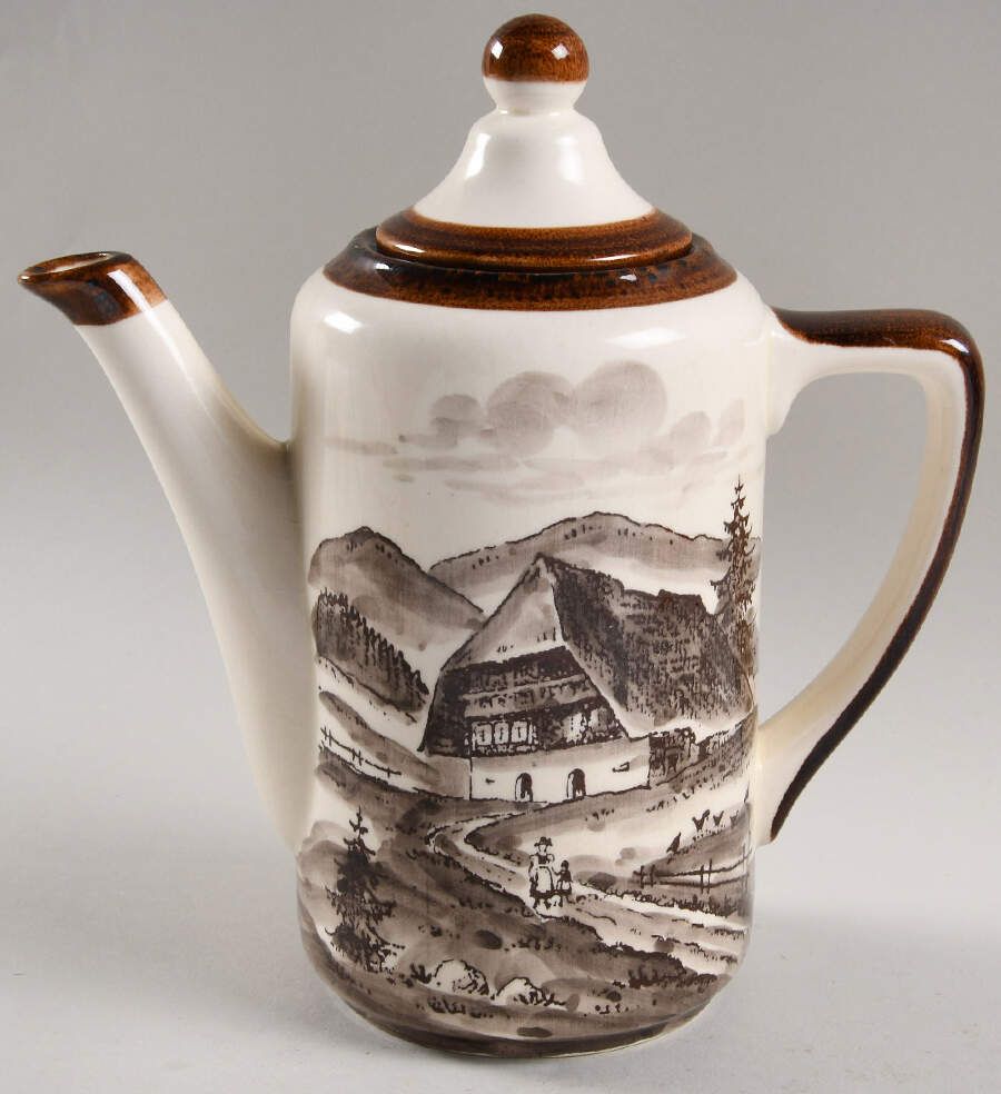 Schwarzwald Coffee Pot & Lid by Schramberg-1