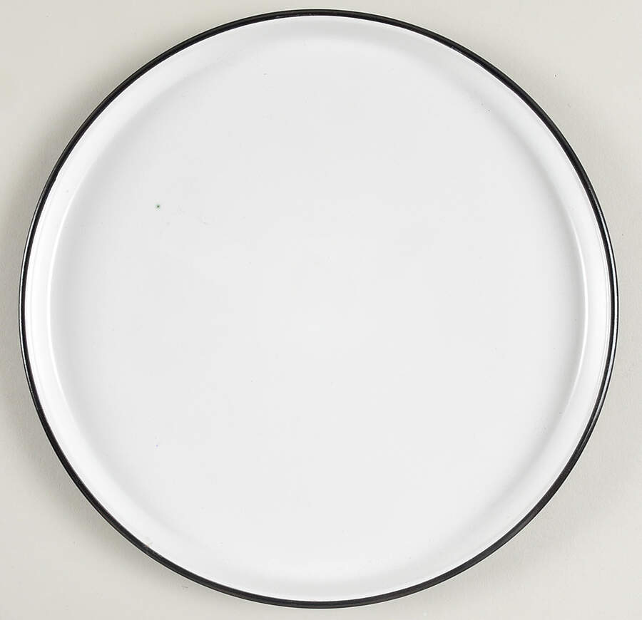 Two-Tone Black Dinner Plate by Sur La Table-1
