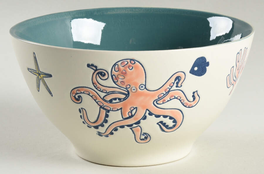 Finn and Fish Soup/Cereal Bowl by Spectrum-1