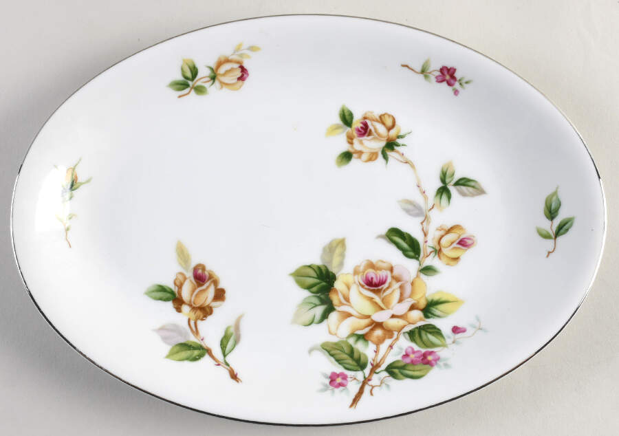 520 (Coupe) 12" Oval Serving Platter by Seyei Toki Co-1
