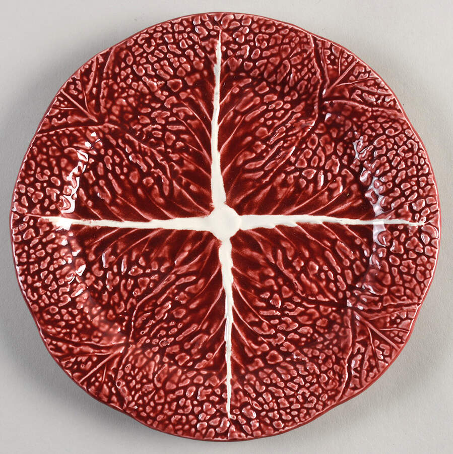Cabbage Burgundy Salad Plate by Secla-1