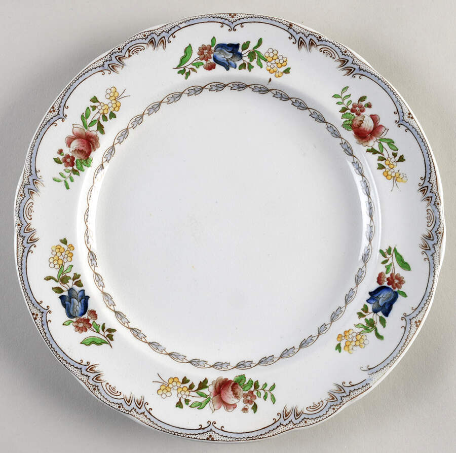 Avondale (No Center Decal) Luncheon Plate by Spode-1
