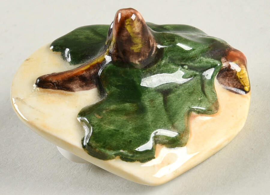 Woodland Birds Lid for Figural Teapot by Staffordshire-1