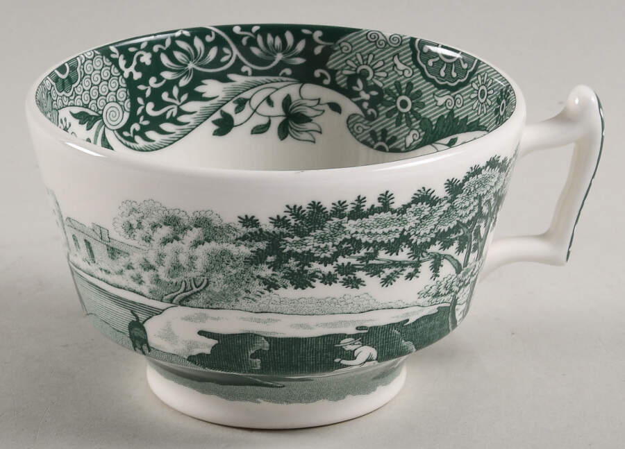 Heritage Green Italian Flat Cup by Spode-1