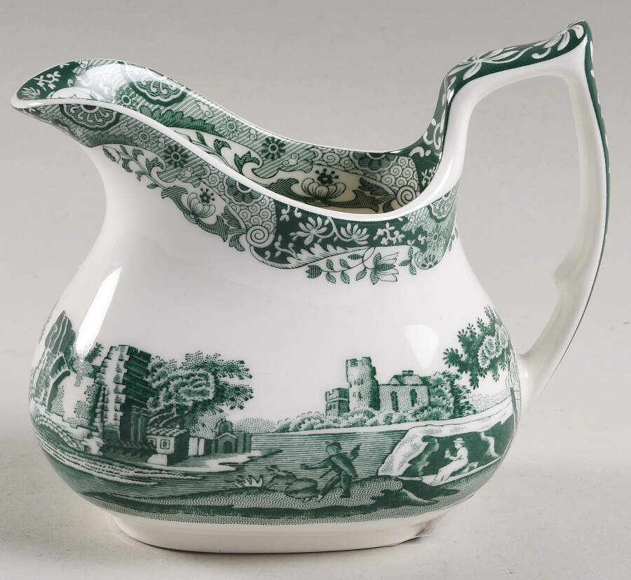 Heritage Green Italian Creamer by Spode-1