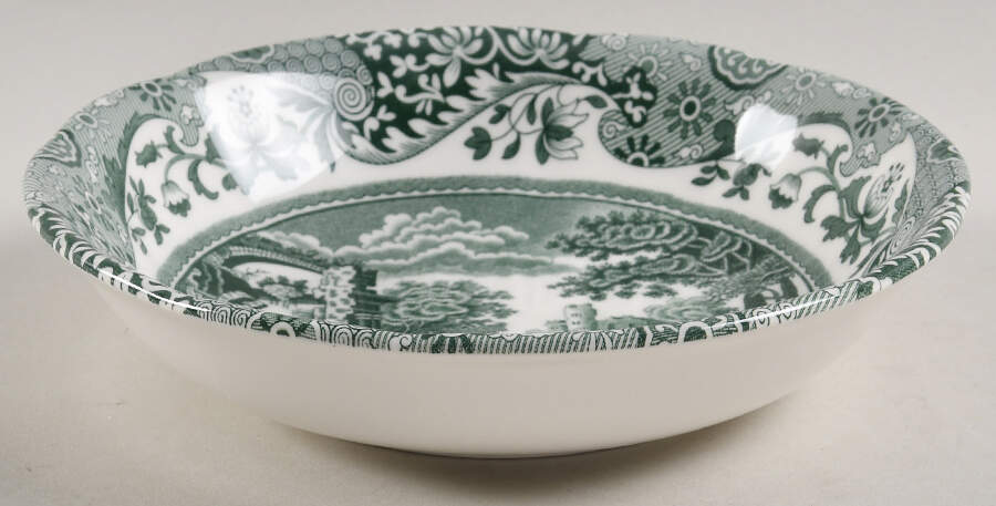 Heritage Green Italian Coupe Cereal Bowl by Spode-1