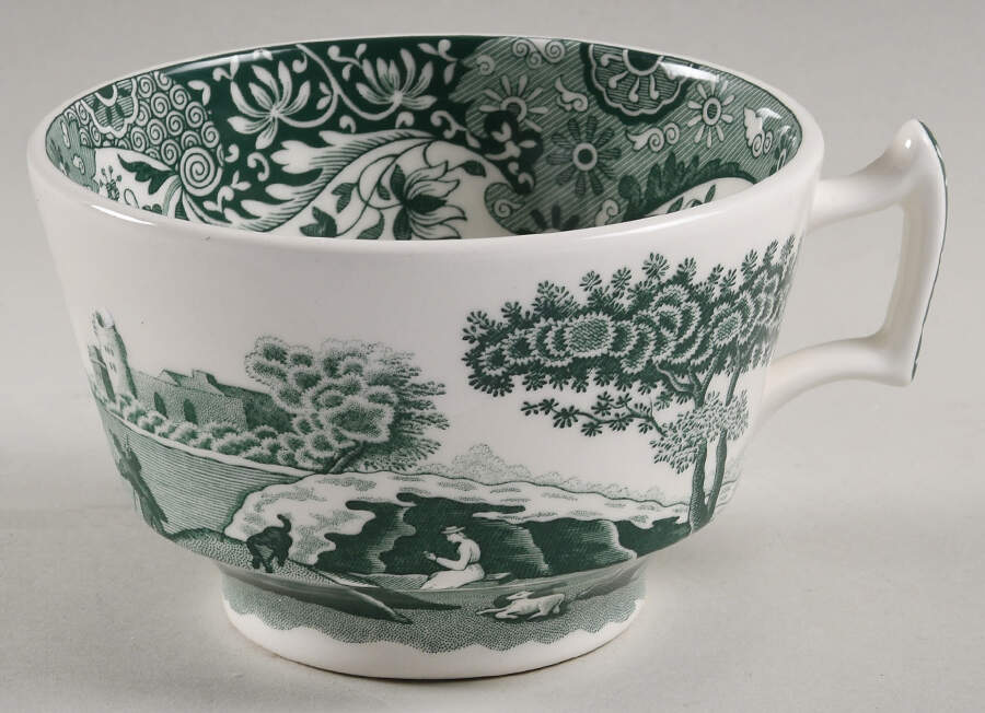 Heritage Green Italian Breakfast Cup by Spode-1