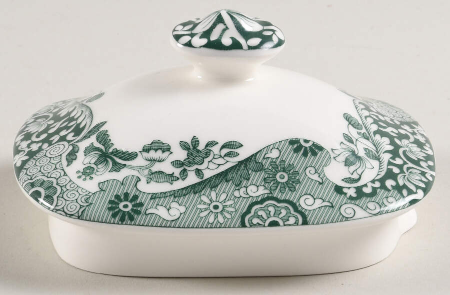 Heritage Green Italian Lid for Teapot by Spode-1