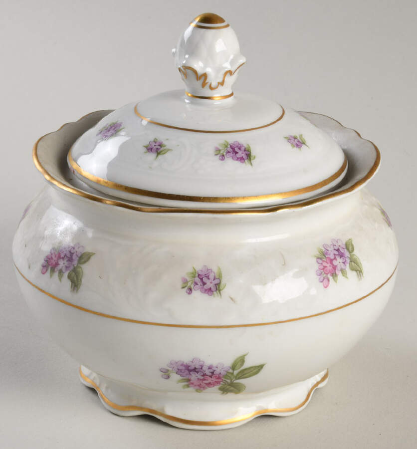 SCH828 Sugar Bowl & Lid by Schumann - Bavaria-1