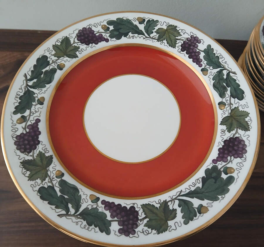 Kent-Red Salad Plate by Spode-1