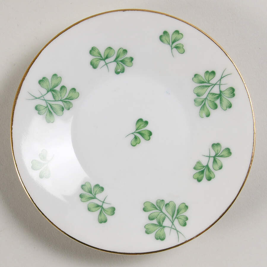 Shamrock Saucer for Demitasse Cup by Sadek-1