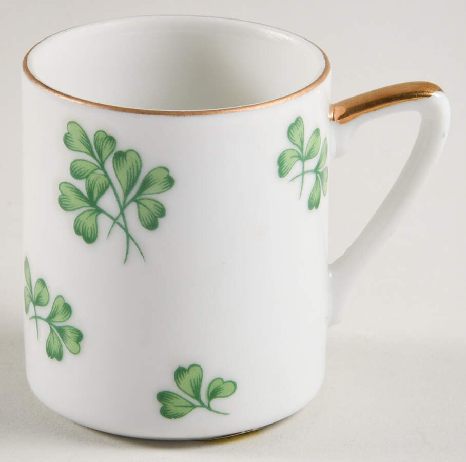 Shamrock Flat Demitasse Cup by Sadek-1