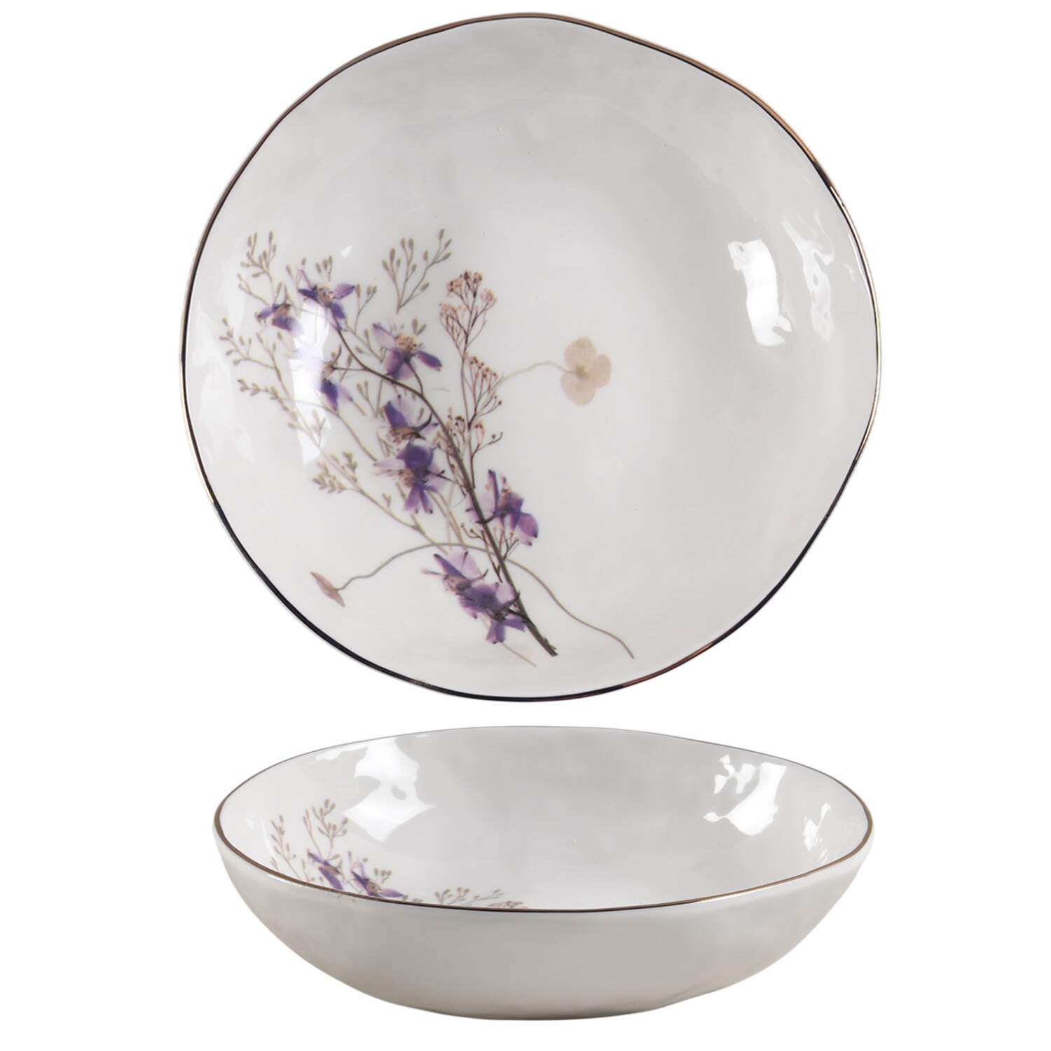 Gansevoort Wildflower Individual Dinner Bowl by Sango-1