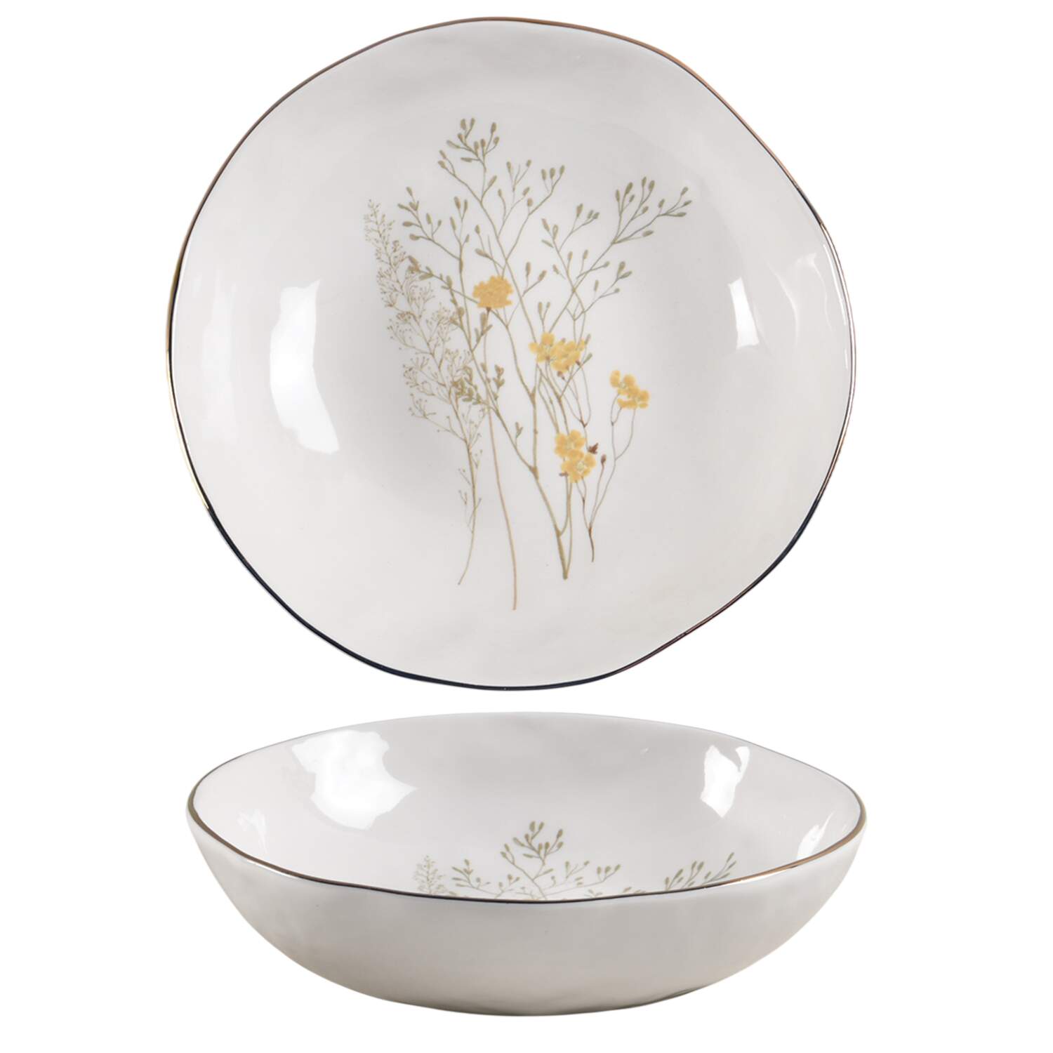Gansevoort Wildflower Individual Dinner Bowl by Sango-1