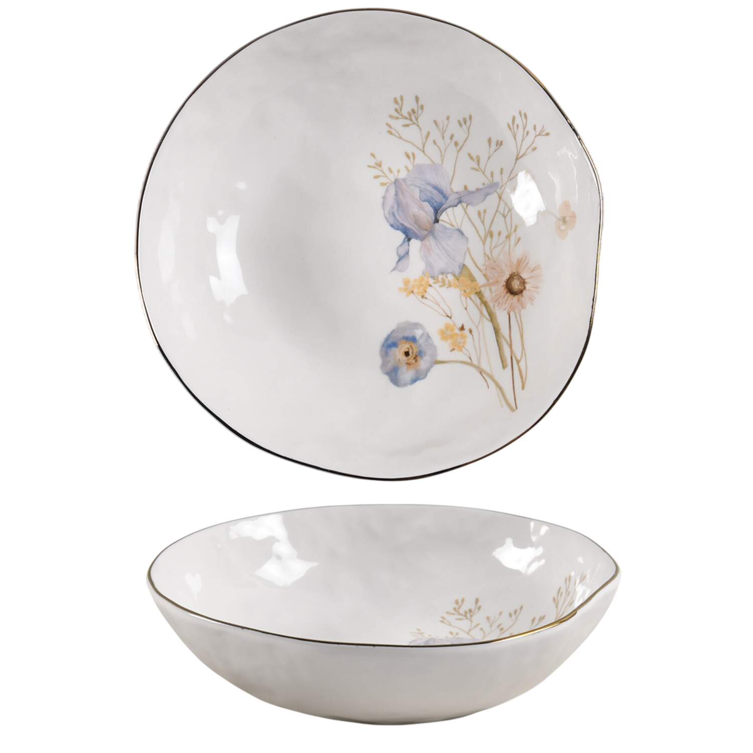 Gansevoort Wildflower Individual Dinner Bowl by Sango-1