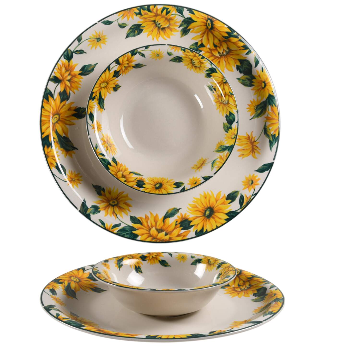 Sunflower 3 1/8"-3 3/8" Lazy Susan (Chop & Bowl) HC by Thomson-1